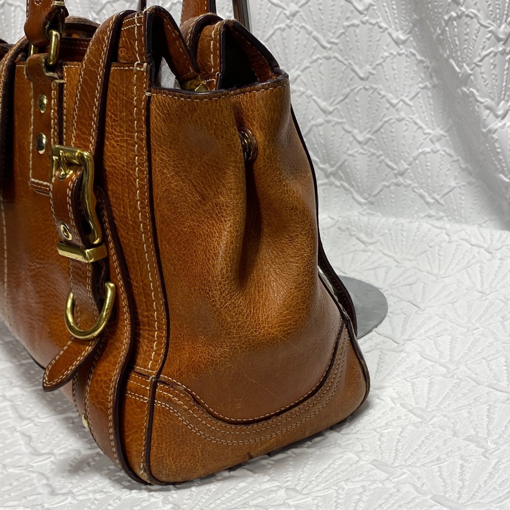 Coach Brown Leather Satchel - Picture 6 of 16
